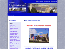 Tablet Screenshot of oystermouthparish.com